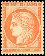 * 38 - 40c. Orange. Très Frais. TB. - 1870 Beleg Van Parijs