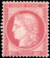 * 57 - 80c. Rose. TB. - 1871-1875 Cérès