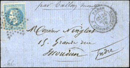 Obl. 29 - LES ETATS-UNIS. 20c. Laurés Obl. étoile 28 S/lettre Frappée Du CàD De PARIS - R. CARDINAL LEMOINE Du 25 Septem - War 1870