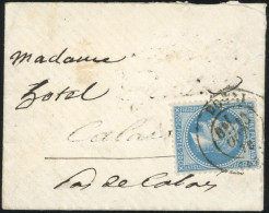 Obl. 29 - Pli Confié Du WASHINGTON. 20c. Lauré. Obl. S/lettre De Paris Du CàD De DOUAI Du 13 Octobre 1870 à Destination  - War 1870