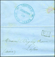 Obl. Pli Confié Du MONTGOLFIER. Lettre Manuscrite De PARIS Du 29 Octobre 1870, Frappée Du Cachet Encadré "PP" Et Au Vers - Guerre De 1870