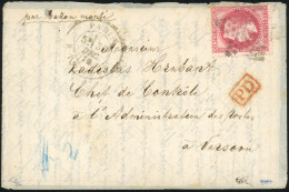 Obl. 32 - L'ARMEE DE LA LOIRE. 80c. Lauré Obl. étoile S/lettre Frappée Du CàD De PARIS - R. TAITBOUT Du 30 Décembre 1870 - Guerre De 1870