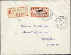 Obl. 257A - 2F. Exposition Du Havre S/lettre Ayant Voyagée. TB. - Andere & Zonder Classificatie