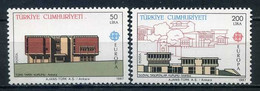 Turquie YT 2533-2534 Neuf Sans Charnière XX - MNH  Europa 1987 Architecture - Neufs