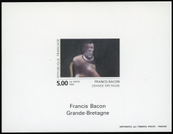 ** 2779 - 5F. Francis Bacon. Bloc ND Avec Gomme. SUP. - Sonstige & Ohne Zuordnung