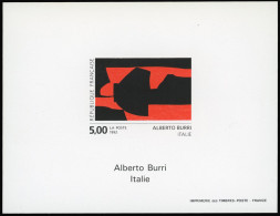 ** 2780 - 5F. Alberto Burri. Bloc ND Avec Gomme. SUP. - Other & Unclassified