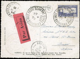 Obl. 6c - 1F.50 Outremer, Perforé EIPA30, Obl. S/carte Postale Frappée Du Grand CàD De L'exposition Du 17 Novembre 1930  - Other & Unclassified