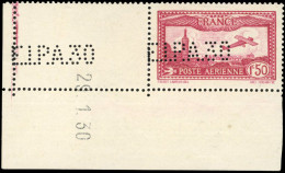 * 6d - 1F.50 Carmin. Perforé EIPA30. Coin De Feuille Daté Du 29 Janvier 1930. Perforation Répétée à Gauche. SUP. - Autres & Non Classés