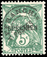 * 41-CI1 - 5c. Vert. Surcharge "ANNULE". TB. - Cursussen