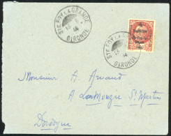 Obl. 1 - SAINTE-FOY LA GRANDE. 1F.50 Brun-rouge, Type I, Petite Variété ''REP'' Plus Bas Que ''UBLIQUE'' Obl. S/lettre F - Bevrijding