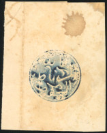 Obl. 20b - RABAT. Cachet Rond Bleu S/petit Fragment. TB. - Sonstige & Ohne Zuordnung