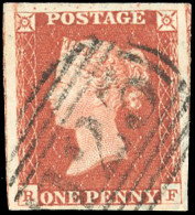 Obl. SG#8 - 1p. Red-brown. "R.F". Used. Very Nice Stamp. VF. - Other & Unclassified