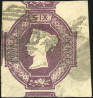 Obl. SG#61 - 6p. Violet. Sheet Border. SUP. - Andere & Zonder Classificatie