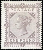 * SG#42 - 1£. Brown-lilac. Plate 1. Watermark Maltese Cross. VF. RRR. - Altri & Non Classificati