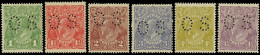 ** SG#O79/O84 - Official Stamps. Complet Set. 6 Values. SG#O82 With Hinged. SUP. - Andere & Zonder Classificatie