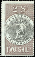 (*) SG#T1/T5 - Telegraph Stamps. 5 Values. 6p. & 1sh. Optd. SPECIMEN. VF. - Andere & Zonder Classificatie