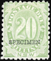 * SG#D8/D10 - Postage Due Stamps. Set Of 3. Optd SPECIMEN. F To VF. - Sonstige & Ohne Zuordnung