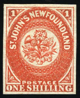 (*) SG#9 - 1s. Scarlet-vermilion. A Superb Unused Example Of This. Very Rare Stamp With Radiant Color. SUP. - Andere & Zonder Classificatie