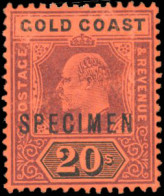 * SG#27s+33s+44s+48s - 4 Values Optd ''SPECIMEN''. VF. - Gold Coast (...-1957)