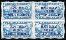 * SG#554 - 7d. Light Blue. Block Of 4. VF. - Other & Unclassified
