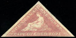 * SG#5a - 1p. Rose. Short Margin On The Bottom. F. - Cap De Bonne Espérance (1853-1904)