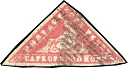 Obl. SG#13a - 1p. Carmine. Large Margins. Few Defect. VF. - Cap De Bonne Espérance (1853-1904)