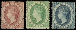 * SG#1/3 - 3 Values. VF. - St.Lucia (...-1978)