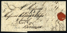 Obl. Marque Postale De DANTZIG à Destination De BORDEAUX. TB. - Autres & Non Classés