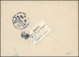 Obl. 145 - 2a. Noir Obl. Au Dos D'une Lettre Frappée Du CàD De MACAU Du 17 AUG 1911 à Destination De CANTON - CHINE. Arr - Other & Unclassified