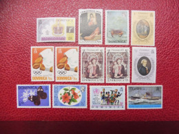 DOMINICA - SET OF 13 STAMPS - MNH** - Dominicaine (République)