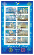 France Bloc Feuillet N°25 De 1999 Cachet Oblitération 2000 Armada Du Siècle Bateau Bateaux - Oblitérés