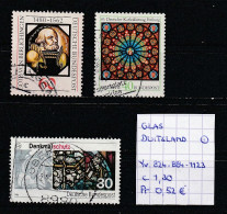 (TJ) Glasramen - Bundespost - 3 Zegels (gest./obl./used) - Vetri & Vetrate