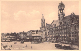 BELGIQUE - Mons - Grand Place Et Hotel De Ville - Carte Postale Ancienne - Mons