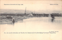 BELGIQUE - Liège - Exposition Universelle - Dérivation Chemin De Fer  - Carte Postale Ancienne - Liège