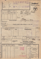 EISENBAHN FRACHTBRIEF  22.10.1942 Für Emailwaren Von Heilbronn über Plochingen Nach Pfullingen - Ferrocarril