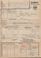EISENBAHN FRACHTBRIEF  15.5.1944 Für Emailwaren Und Wannen Von Heilbronn über Plochingen Nach Pfullingen - Ferrocarril