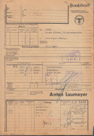 EISENBAHN FRACHTBRIEF  4.9.1943 Für Haushaltswaren Von Ulm Nach Pfullingen - Chemin De Fer