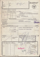 EISENBAHN FRACHTBRIEF  14.9.1939 Für Rohrverbindung Von Stuttgart-Bad Cannstatt über Plochingen Nach Pfullingen - Chemin De Fer