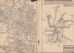 EISENBAHN Nah- Und Fernverkehr, Streckenplan, Reichsbahndirektion Nürnberg 1942 - Chemin De Fer