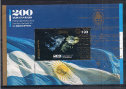 Argentina - 2020 - Souvenir Sheet - Primer Izamiento De La Bandera Nacional En Las Islas Malvinas. 200 Aniversario. - Ungebraucht