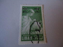 LIBAN  LEBANON USED   STAMPS  ART OVERPRINT - Lebanon