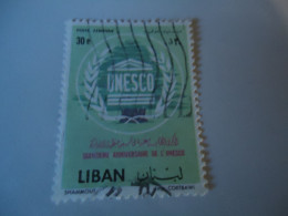 LIBAN  LEBANON USED   STAMPS  UNESCO - Lebanon