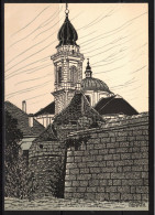 172z * SOLOTHURN * URSUSKIRCHE * RÜCKSEITE HEIMATSCHUTZ * KÜNSTLER GROSSWERBEKARTE * CHOCOLAT TOBLER 1907 * 1907**!! - Soleure