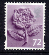 GB 2006 QE2 72p England Regional Tudor Rose MNG Type 2 SG EN 17 ( F250 ) - Inglaterra