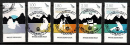 Ross Dependency 2009 Antarctic Treaty Anniversary  Marginal Set Of 5 Used - Used Stamps