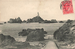 CPA La Corbière-Jersey-Ligthouse-RARE Visuel-Timbre     L2419 - La Corbiere