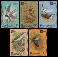 Barbados 1987 - Mi-Nr. 674-678 ** - MNH - Vögel / Birds - Barbades (1966-...)