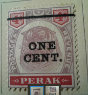 Malaysia Perak - 1 Marke Von 1900 Gem. Image - Perak