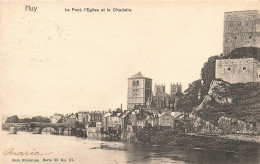 BELGIQUE - Huy - Le Pont, L'Eglise Et La Citadelle - Carte Postale Ancienne - Huy