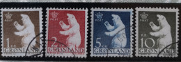 Grönland 1963 Eisbär SG 56/59° Gest. - Used Stamps